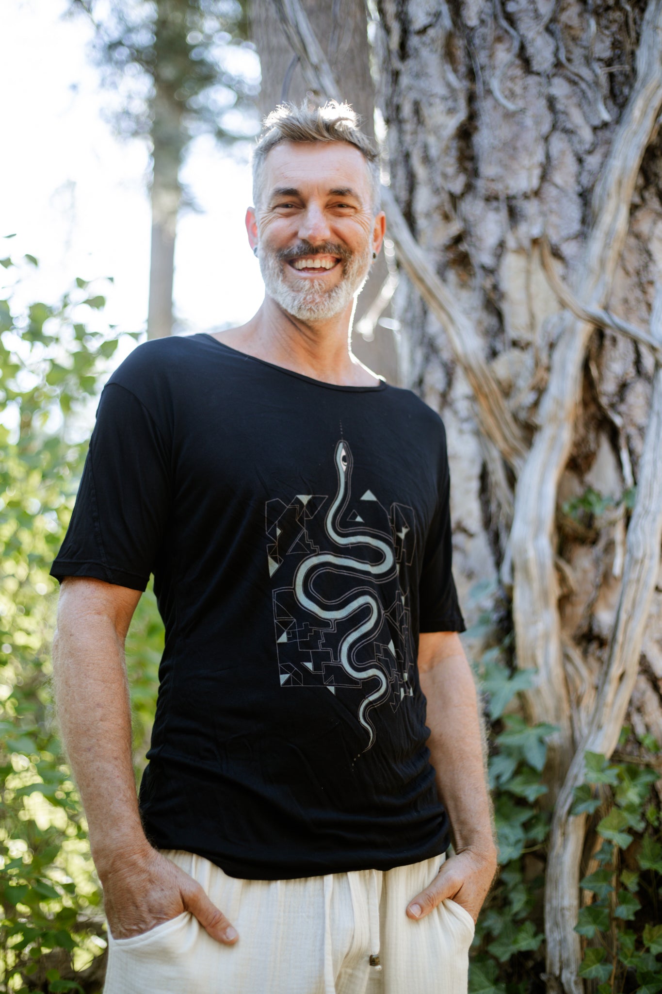AJNA slinky jersey tee