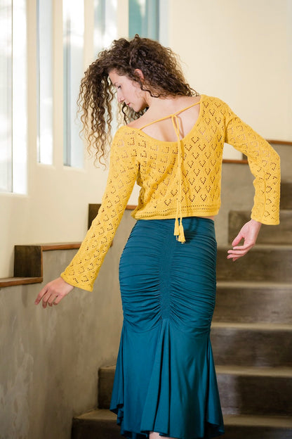 Malea long sleeve crop