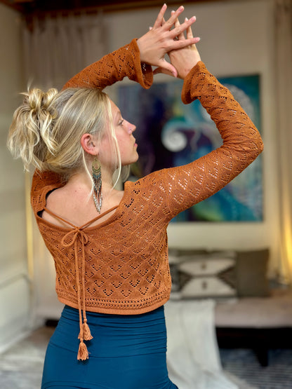 Malea long sleeve crop