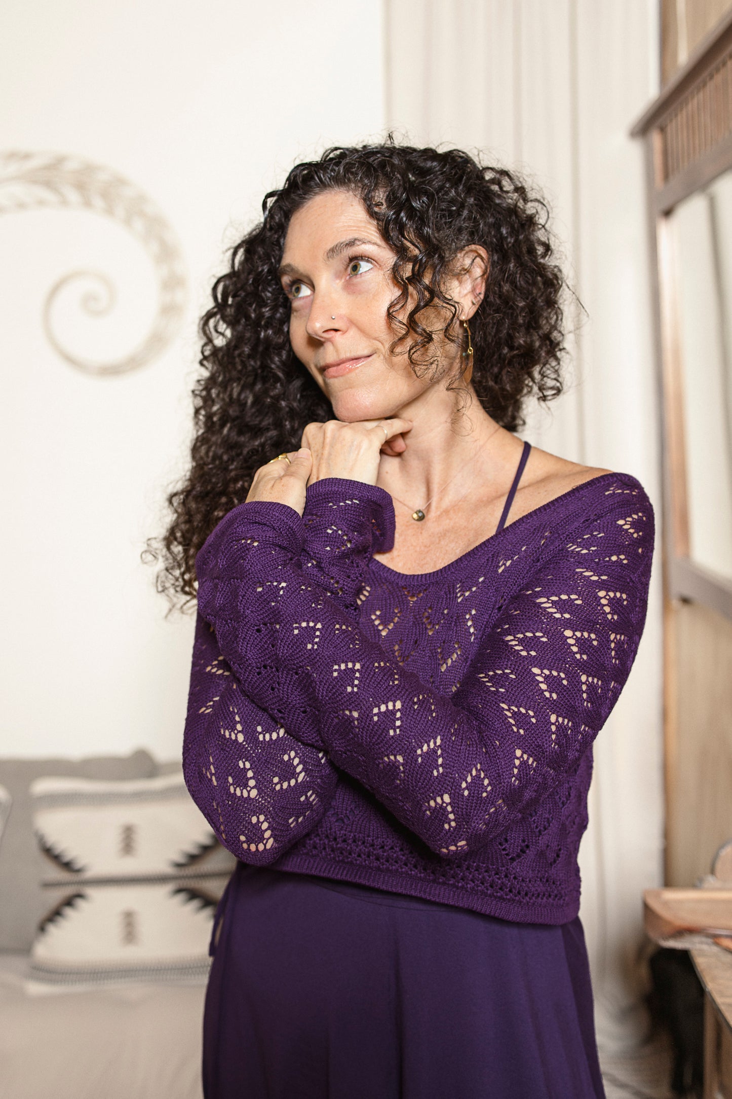 Malea long sleeve crop