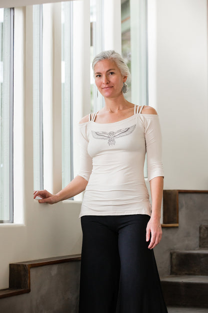 Heart Wing Owl Top