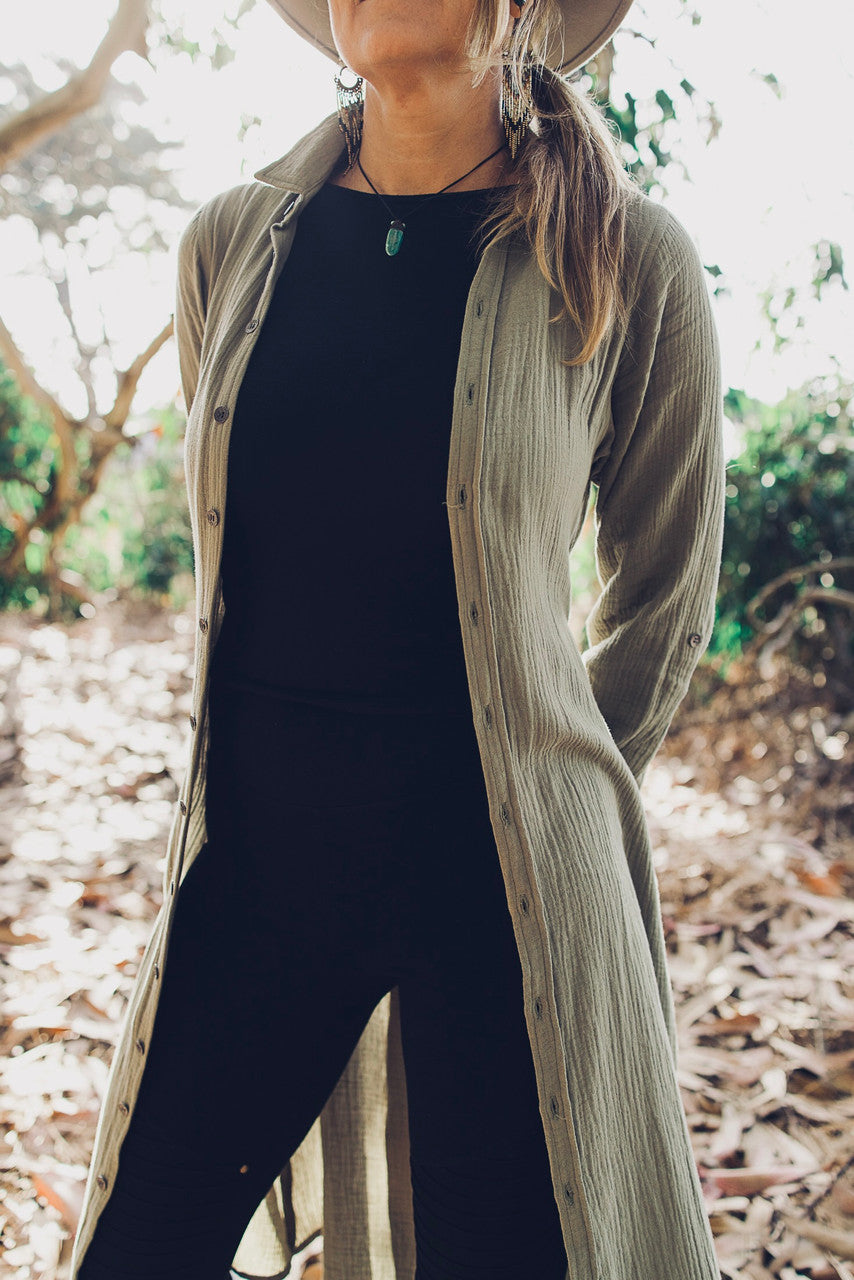 Yala Double Cotton Crush Coat 