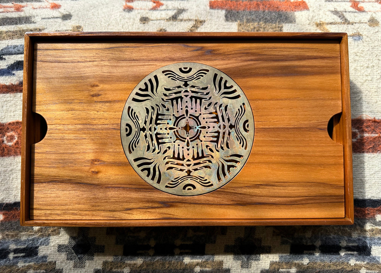 'Temple Gates' Teak Tea Altar  