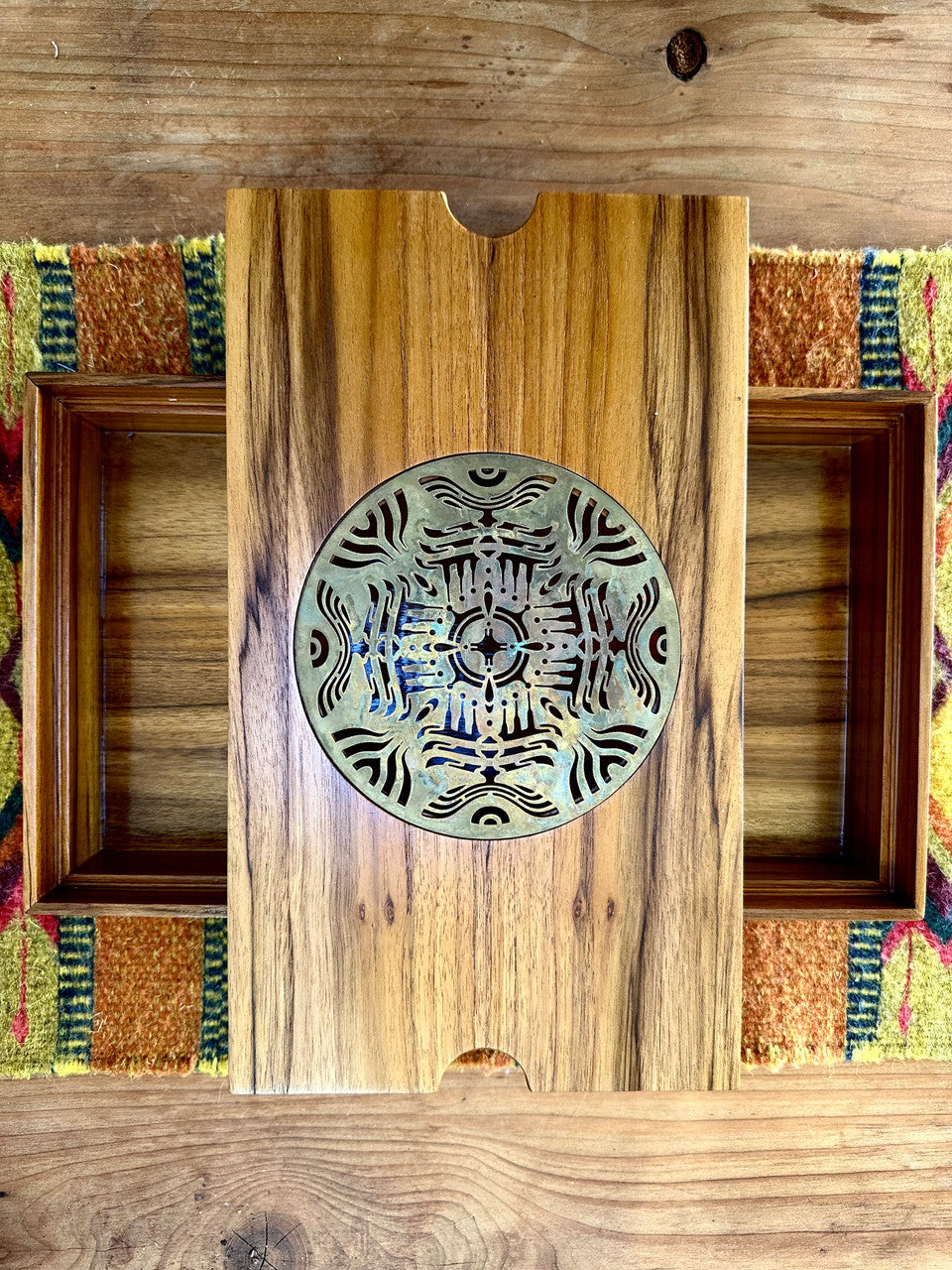 'Temple Gates' Teak Tea Altar  