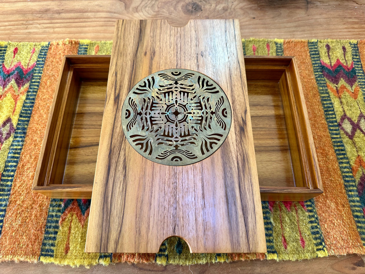 'Temple Gates' Teak Tea Altar  