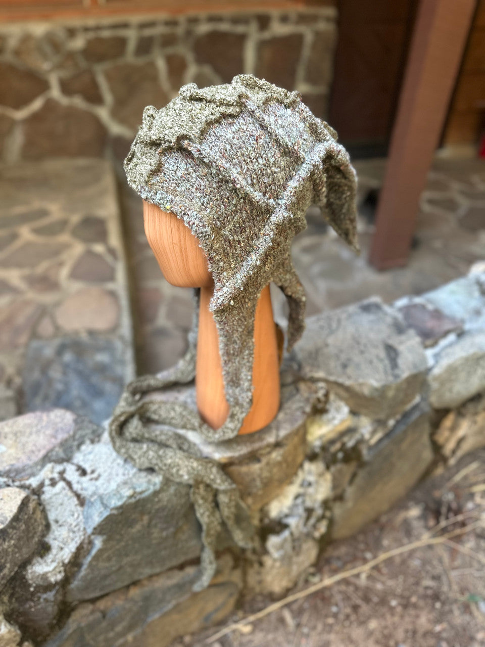 Sage Speckled Elven Tuque 