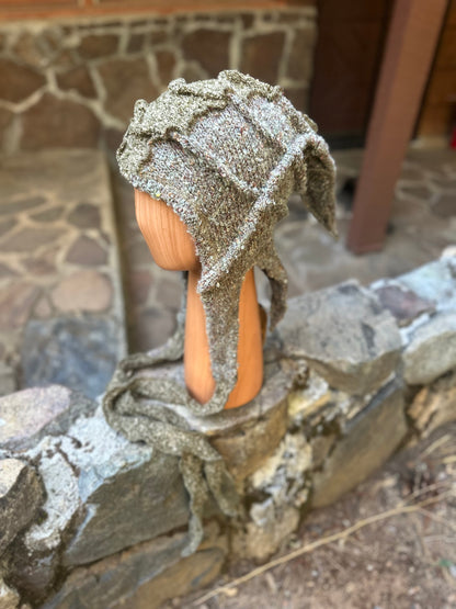Sage Speckled Elven Tuque 