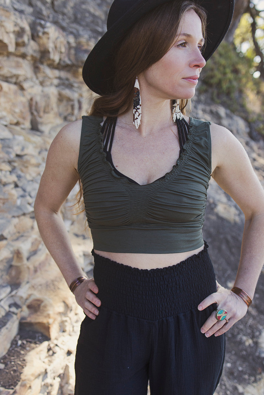 Hati Crop Top 'sleeve less' 